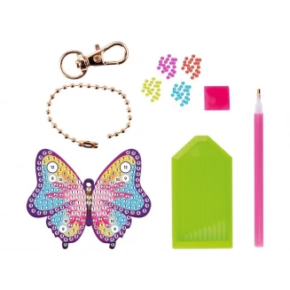 Moxy Σετ Φτιάξτε Μπρελόκ με Diamond Painting Γατούλα