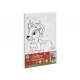 Moxy Ζωγραφική με Νούμερα σε Τελάρο 30x19,5cm με 6 Χρώματα & Πινέλo Ελαφάκι