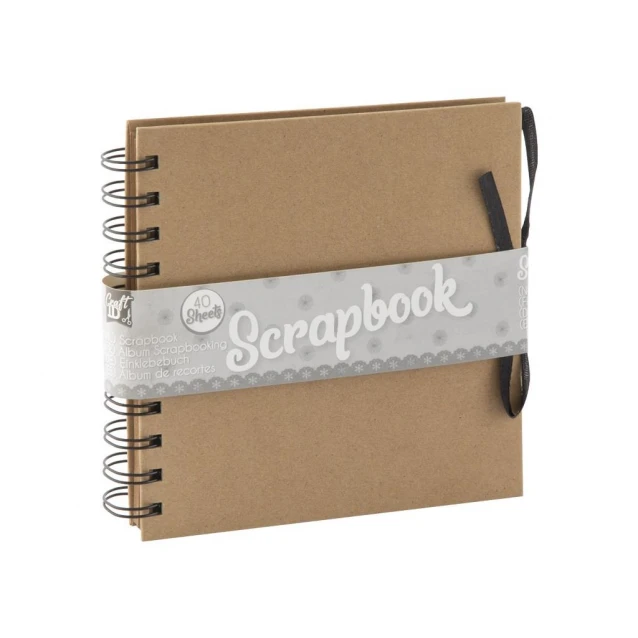 Craft ID Album Scrapbooking Σπιράλ 40 Φύλλων 15x15cm 200gr