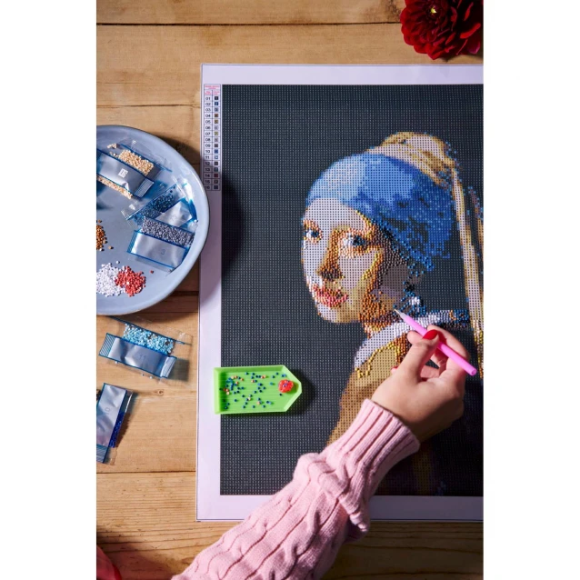 Craft ID Πίνακας Diamond Painting 40x50cm Girl with Pearl Earing