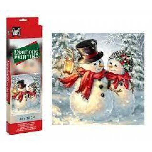 Craft ID Πίνακας Diamond Painting 30x30cm Snowman