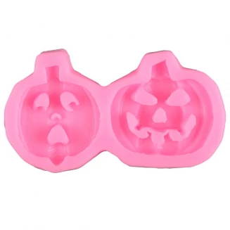 Craftistico Καλούπι Σιλικόνης 9,7x5,1x1,3cm 2 Κολοκύθες Halloween