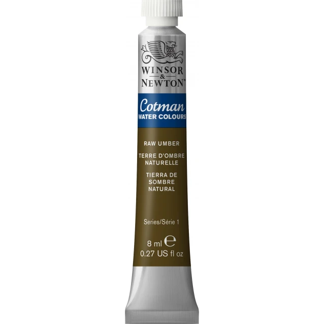 Winsor & Newton 8ml Σωληνάριο Ακουαρέλας Cotman 554 Raw Umber Series 1
