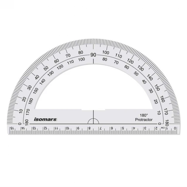 Isomars Μοιρογνωμόνιο 15cm 180°