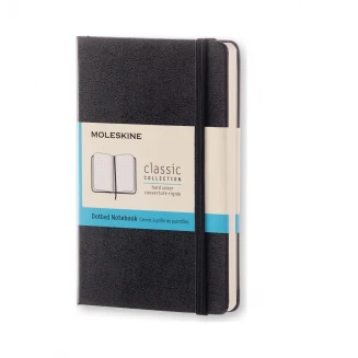 Moleskine Σημειωματάριο με Τελίτσες Μικρό Black Σκληρόδετο