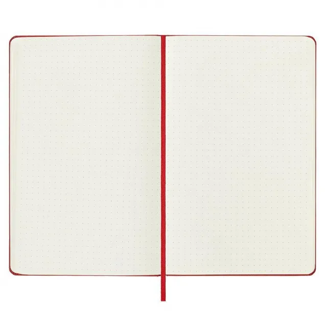 Moleskine Σημειωματάριο με Τελίτσες Μεγάλο Scarlet Red Σκληρόδετο