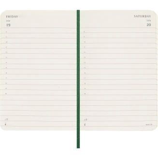 Moleskine Ημερολόγιο Μικρό Myrtle Green Εύκαμπτο 2024