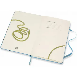 Moleskine Σημειωματάριο με Γραμμές Wonder Woman Μεγάλο Σκληρόδετο Μπλε