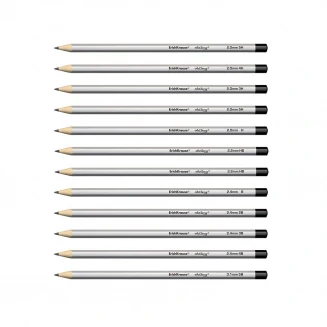 ErichKrause 12 Εξαγωνικά Μολύβια Σχεδίου (5H-5B)