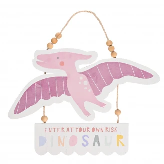 Petit Cheri Πλακέτα Δεινόσαυρος Pteradacyl Enter At Your Own Risk