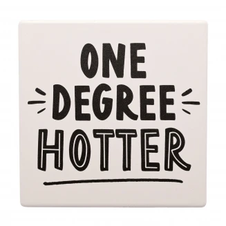Hullabaloo Κεραμικό Σουβέρ με Φελό για Αποφοίτηση Im One Degree Hotter