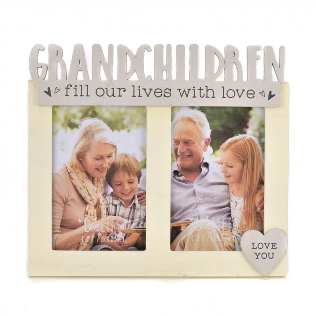 Love Life Διπλή Κορνίζα 10x15cm Grandchildren
