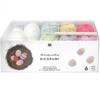 Rico Design Σετ Πλεξίματος 7 Πασχαλινά Αυγά