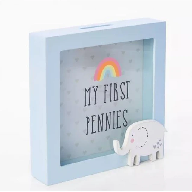 Petit Cheri Κορνίζα Κουμπαράς με Ελεφαντάκι My First Pennies