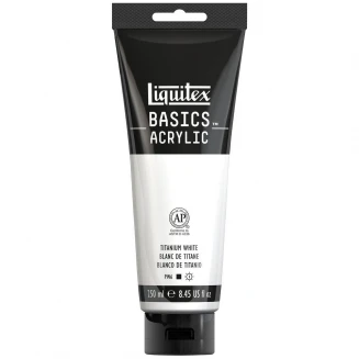 Liquitex Basics 250ml Acrylic 432 Titanium White Series 1