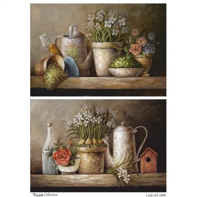 Tuja Collection Ριζόχαρτο Decoupage A4 (21x29,7cm) 1006