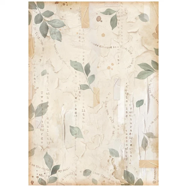 Stamperia Ριζόχαρτο Decoupage A4 (21x29,7cm) Leaves