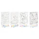 Moxy Ζωγραφική με Νούμερα Τελάρο 20x30cm με 6 Χρώματα & Πινελο Μονόκερος