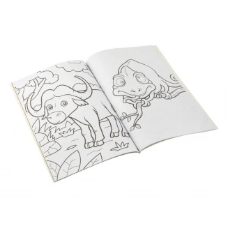 Moxy Βιβλίο Ζωγραφικής 64 Σχέδια Α4 (21x29,7cm) Ζούγκλα