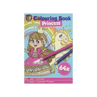 Moxy Βιβλίο Ζωγραφικής 64 Σχέδια Α5 (14,8x21cm) Πριγκίπισσα