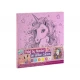 Moxy Ζωγραφική με Νούμερα Glitter Τελάρο 25x25cm με 6 Χρώματα & Πινέλα Μονόκερος