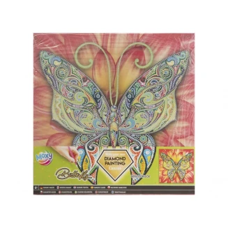 Moxy Diamond Painting σε Τελάρο 30x30cm Πεταλούδα
