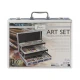 Nassau Art Set 140 τεμαχίων σε Μεταλλικό Πτυσσόμενο Βαλιτσάκι 37,5x29cm