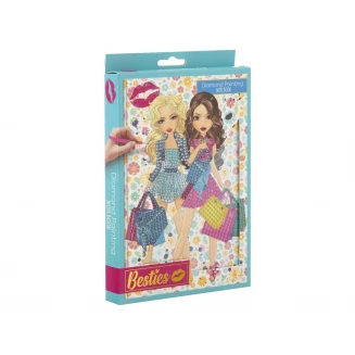 Moxy Σημειωματάριο Besties 100 σελ Α5 με Σκληρό εξώφυλλο για Diamond Painting