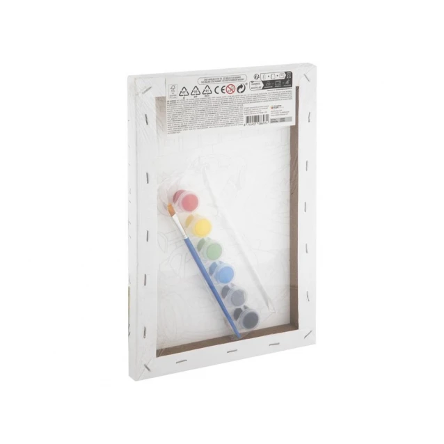 Moxy Ζωγραφική με Νούμερα Τελάρο 20x30cm με 6 Χρώματα & Πινελο Cars