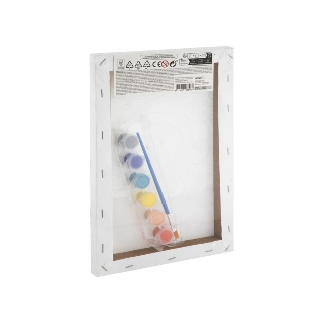 Moxy Ζωγραφική με Νούμερα Τελάρο 20x30cm με 6 Χρώματα & Πινελο Αστροναύτης