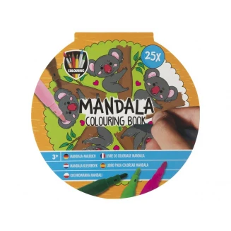 Moxy Βιβλίο Ζωγραφικής Στρογγυλό 25 Σχέδια Φ15cm Mandala IΙ