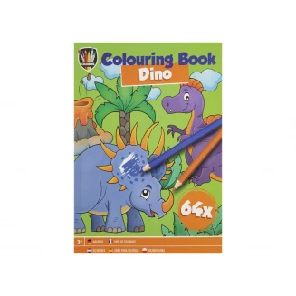 Moxy Βιβλίο Ζωγραφικής 64 Σχέδια Α5 (14,8x21cm) Δεινόσαυροι