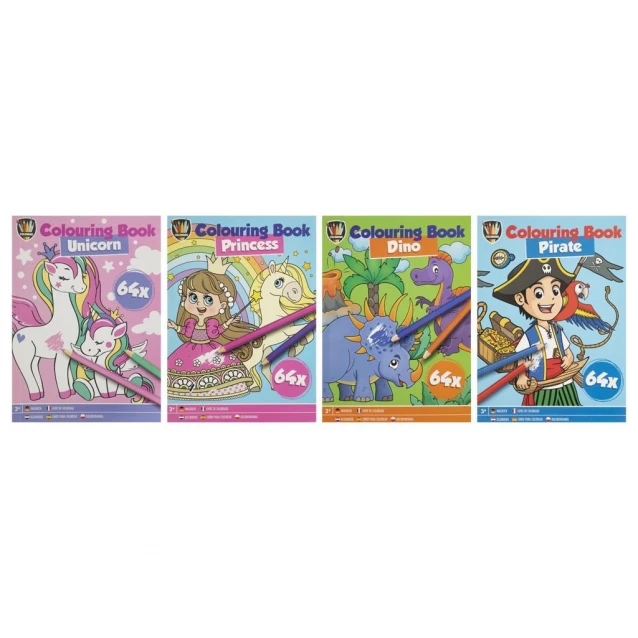 Moxy Βιβλίο Ζωγραφικής 64 Σχέδια Α5 (14,8x21cm) Πειρατής