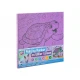 Moxy Ζωγραφική με Νούμερα Glitter Τελάρο 25x25cm με 6 Χρώματα & Πινέλα Χελώνα