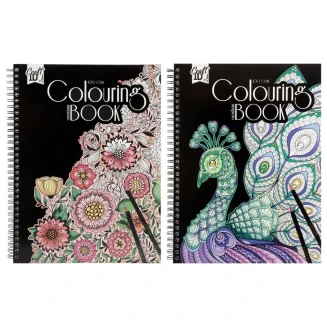 Craft ID Anti-Stress Colouring Book Σπιράλ 100 Σχέδια 21x28cm Λουλούδια
