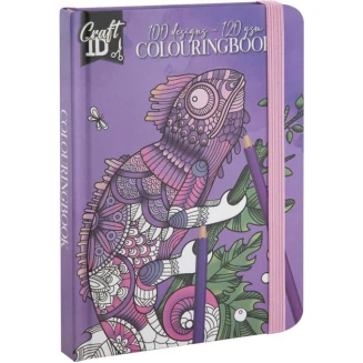 Craft ID Σκληρόδετο Anti-Stress Colouring Book 100 Σχέδια Α6 (12x16cm) Ζωά/Πουλιά