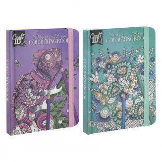 Craft ID Σκληρόδετο Anti-Stress Colouring Book 100 Σχέδια Α6 (12x16cm) Ζωά/Πουλιά