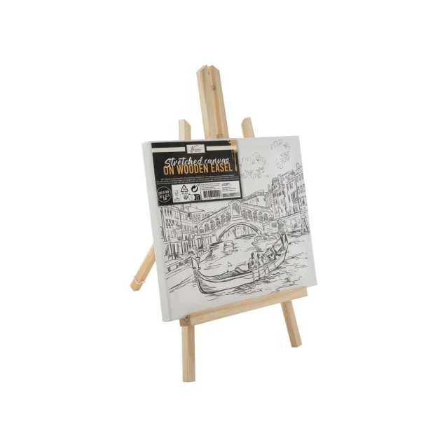 Nassau Καβαλέτο με Προσχεδιασμένο Τελάρο 30x22,5cm Βενετία