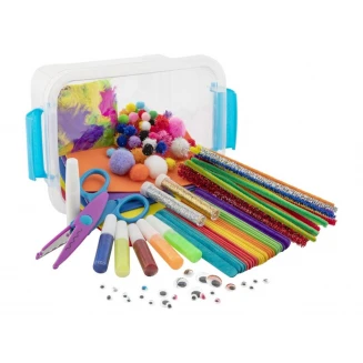 Moxy Βαλιτσάκι Χειροτεχνίας 180 τεμ, Craft Box 20x15x12cm