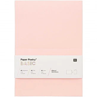 Rico Design 10 Κάρτες Α6 (14,8x21cm) Pink