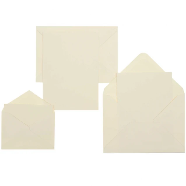 Rico Design Σετ 18 Κάρτες/Φάκελα C7/A7 Ivory FSC