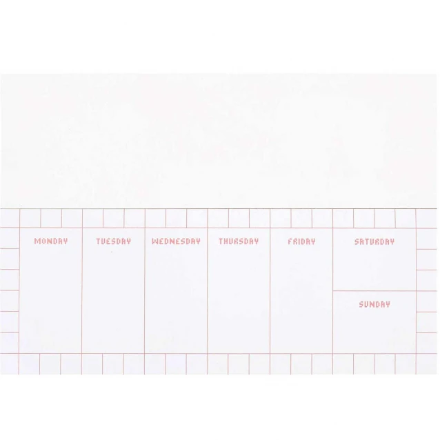 Rico Design Weekly Planner 21x8 cm Pixel