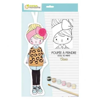 Avenue Mandarine Κούκλα Υφασμάτινη για Ζωγραφική 30cm Olivia
