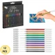 Craft ID 12 Μαρκαδόροι Glitter Gel