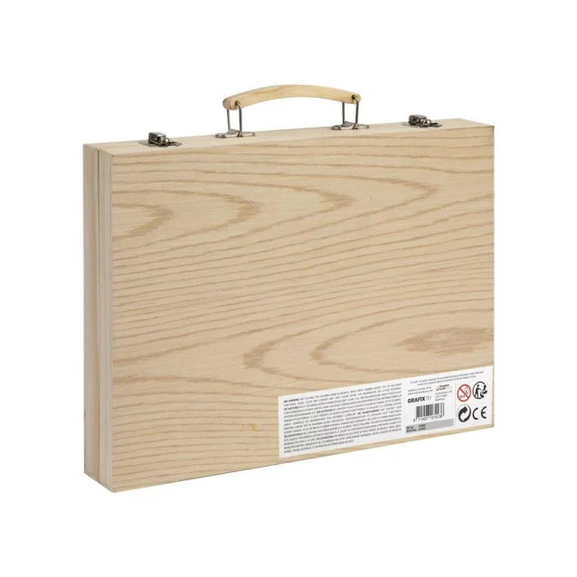 Moxy Ξύλινη Βαλίτσα 33x23x5cm με 86 Χρώματα Χειροτεχνίας