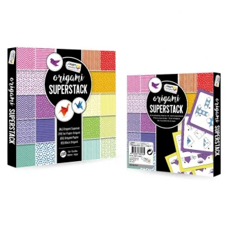 Craft ID Πακέτο 180 Χαρτιά Origami 15x15cm Superpack 70gr