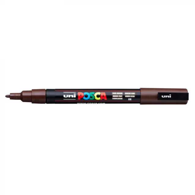 Posca Μαρκαδόρος PC-3M Λεπτό 0,9-1,3 mm Σκούρο Καφέ
