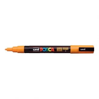 Posca Μαρκαδόρος PC-3M Λεπτό 0,9-1,3 mm Κίτρινο Φωτεινό