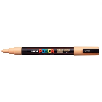 Posca Μαρκαδόρος PC-3M Λεπτό 0,9-1,3 mm Ανοιχτό Πορτοκαλί