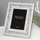 Hestia Καθρέπτης 13x18cm με Κρυστάλλινη Κορνίζα